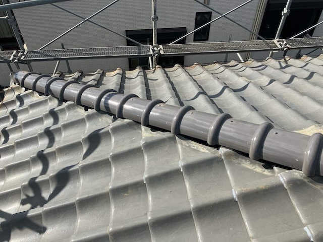 棟瓦施工後・別角度